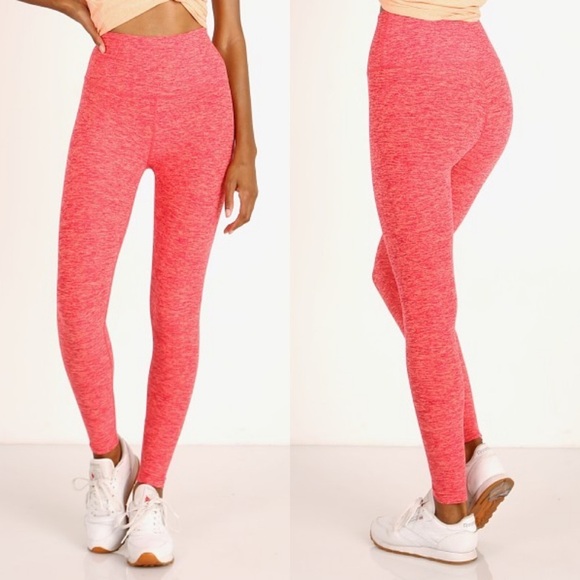 Beyond Yoga Spacedye Leggings (27"), Raspberry Peach